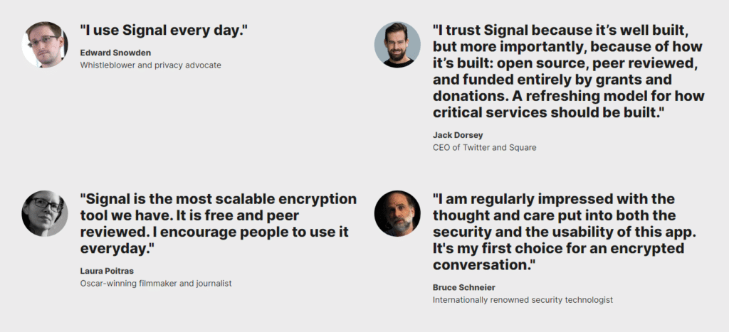 WhatsApp vs Telegram vs Signal - What should you use | Complete Guide 2 Edward Snowden endorsement on Signal